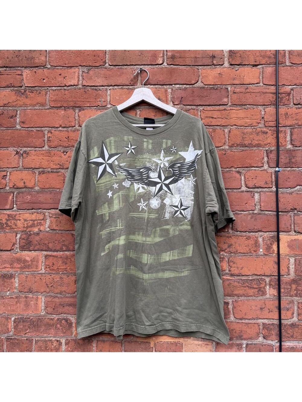 hybrid tees tribal nautical star t shirt 00s XL